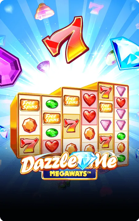 Dazzle Me Megaways slot game thumbnail at WINO Casino