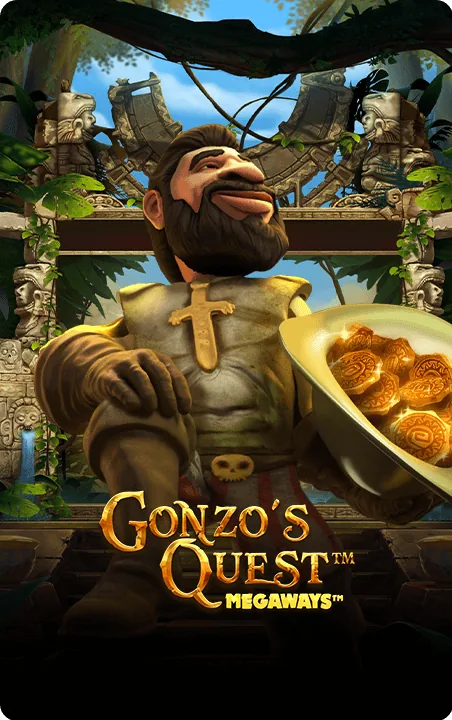 Gonzo's Quest Megaways slot game thumbnail at WINO Casino