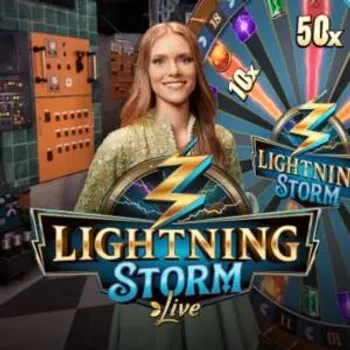 Lightning Storm live dealer game by Evolution at Wino Casino
